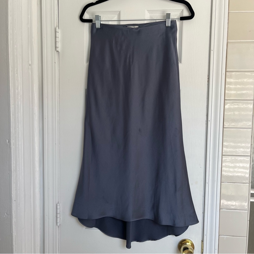 Abercrombie silk midi skirt